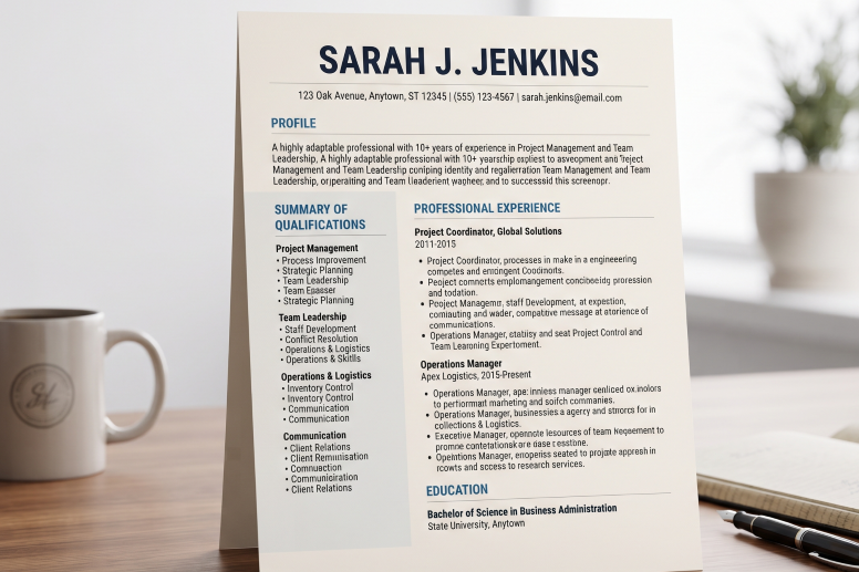 hybrid resume